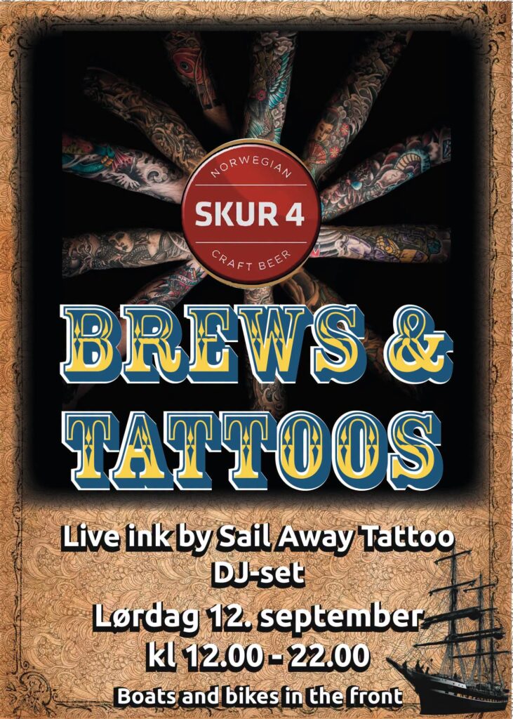 Brews & Tattoos er tilbake!