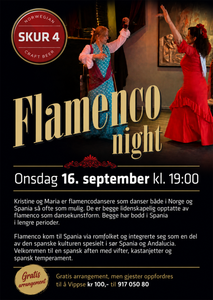 Flamenconight - Merk ny dato: Onsdag 16. September