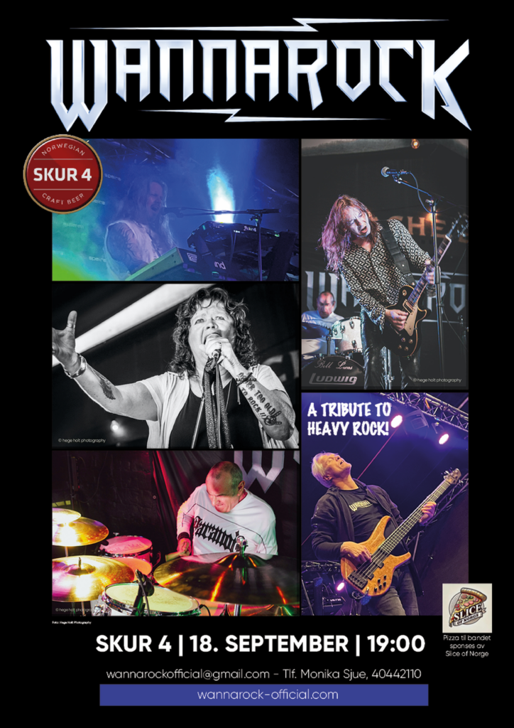 Konsert med Wannarock - A tribute to heavy rock