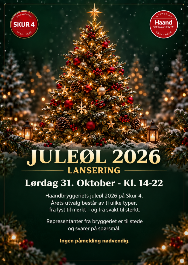 Lansering av juleøl 2026