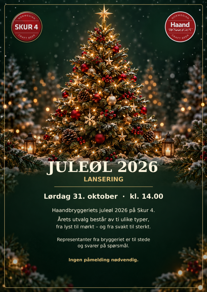 Lansering av juleøl 2026